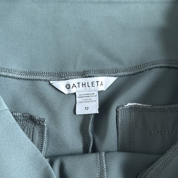Athleta pants, women’s size 12.  Blue/green in color! - Picture 3 of 7